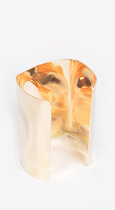 Amia Metal Cuff Bracelet - Gold